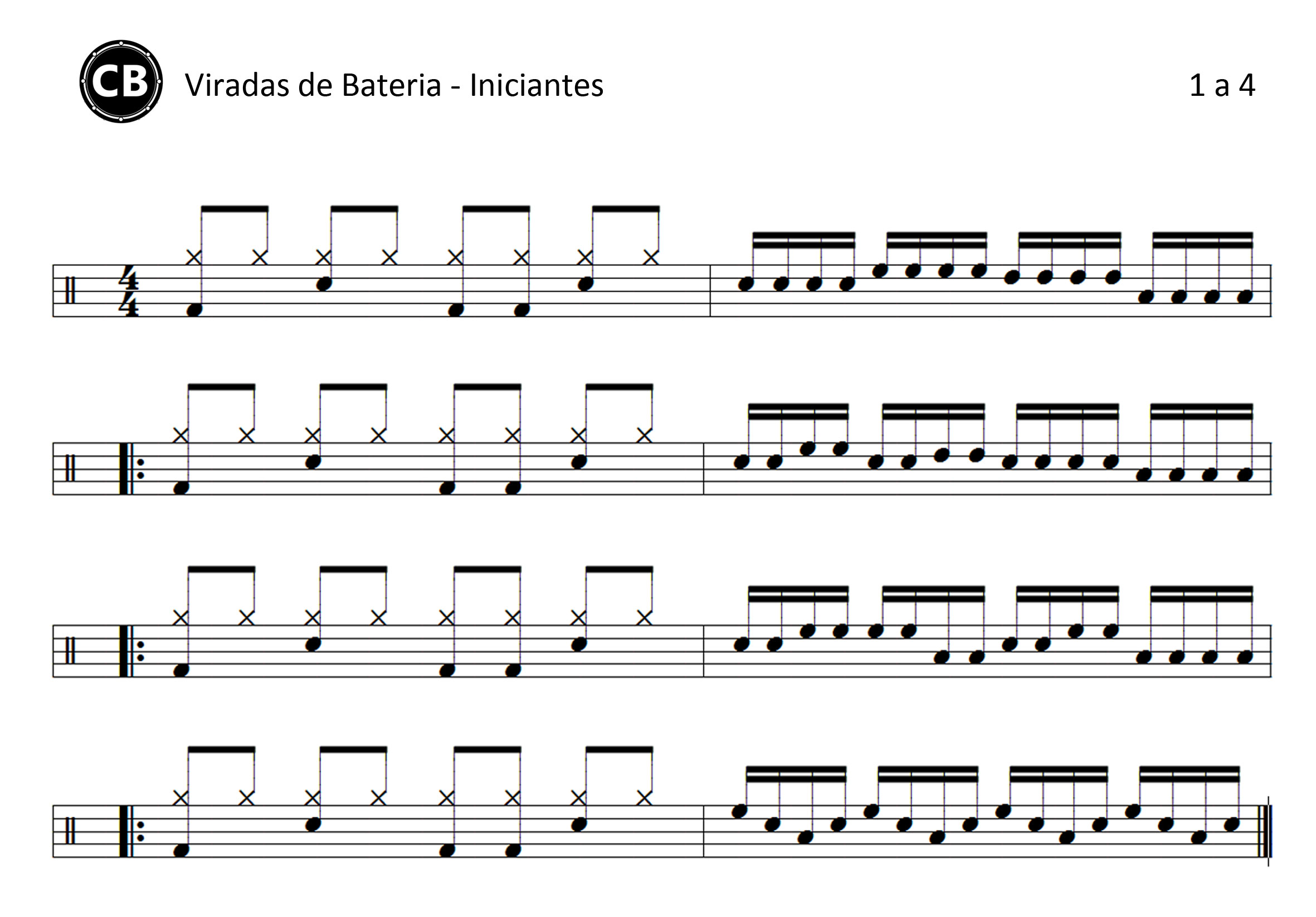 20 Viradas De Bateria Para Iniciantes