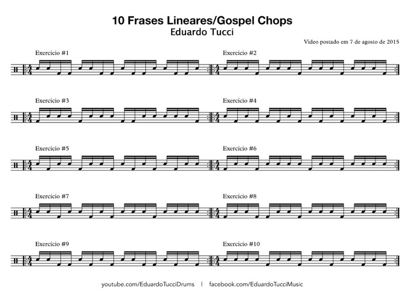 10 Exercícios Gospel Chops - Frases Lineares