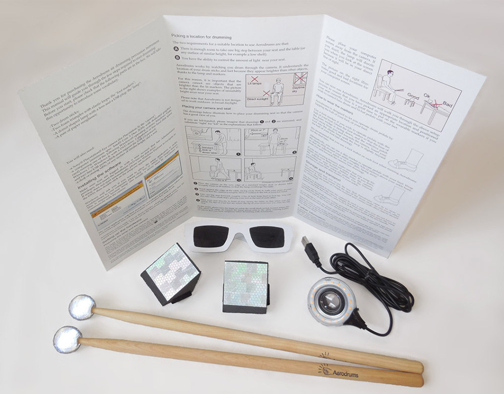 Aerodrums. A sua nova bateria invisível