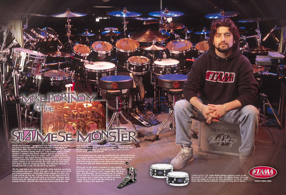 Os Kits mais emblemáticos de Mike Portnoy - Seimese Monster