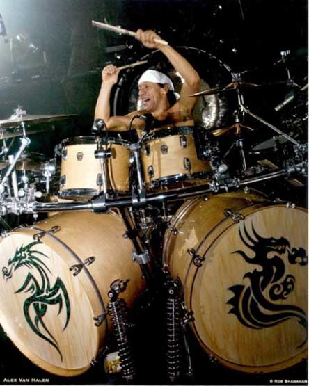 Ludwig Dragon Maple Alex Van Halen Drum Kit