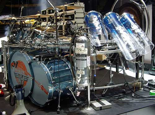 Ludwig Teal Sparkle Alex Van Halen Drum Kit