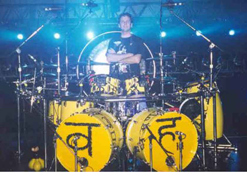 Ludwig Yellow Alex Van Halen Drum Kit