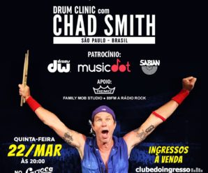 Chad Smith realizará Workshop em SP em março